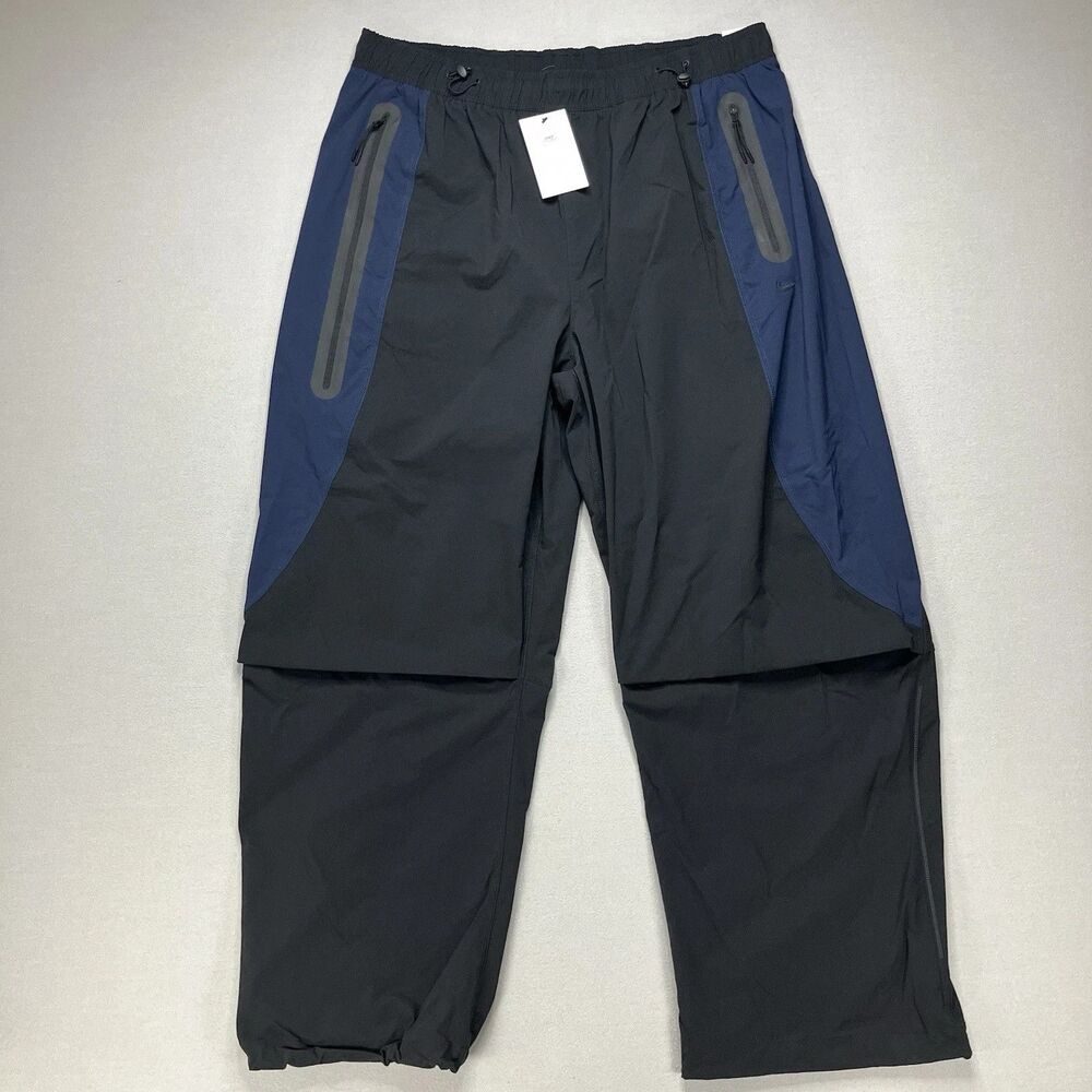 Nike Tech Dri-FIT Woven Color-Block Oversized Pants Men' XL IH8466-010 NEW